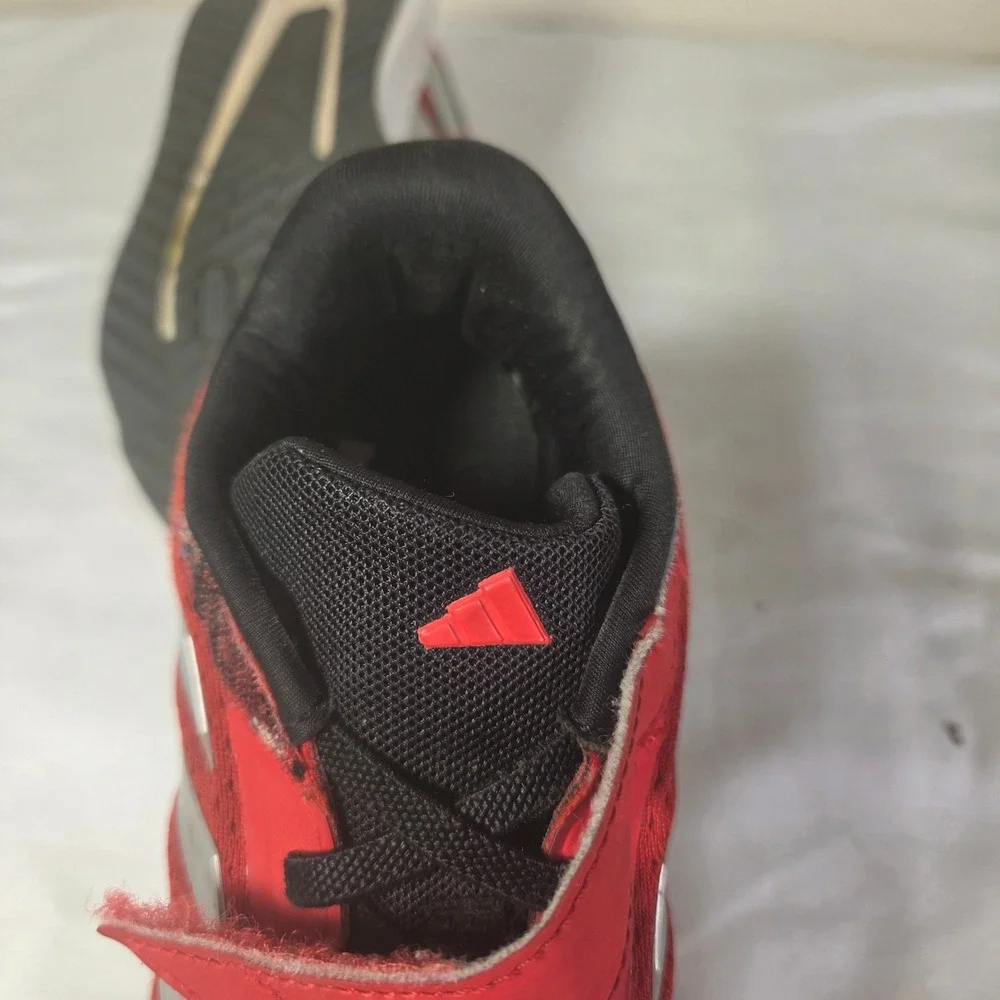 Adidas Duramo 10 Kids Red Silver Running Shoes GW8756 Size 1.5Y